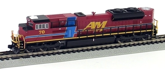 N Scale - Fox Valley - 71102 - Locomotive, Diesel, EMD SD70 - Arkansas & Missouri - 71
