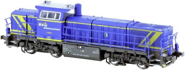 N Scale - Hobbytrain - 2946 - Locomotive, Diesel, Vossloh G1700BB - Eisenbahnen und Verkehrsbetriebe Elbe-Weser - 92 80 127 7 018-8
