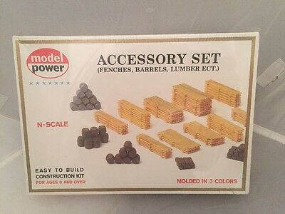 N Scale - Model Power - 1507 - Accessory set - Painted/Unlettered