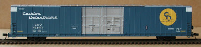 N Scale - Bluford Shops - 86061 - Boxcar, 85 or 86 Foot, Auto Parts - Chesapeake & Ohio