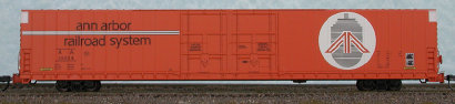 N Scale - Bluford Shops - 86371 - Boxcar, 85 or 86 Foot, Auto Parts - Ann Arbor