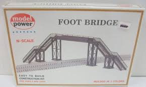 N Scale - Model Power - 1548 - Foot Bridge - Painted/Unlettered