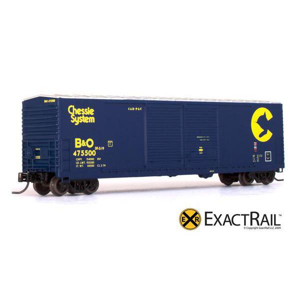 Blueprint Trains 50`Berwick Box Car Bausatz 2107 Chessie System C&O blau1:87 H0 