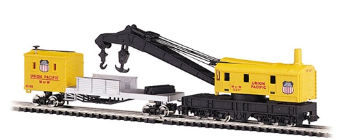 N Scale - Bachmann - 46611 - Wrecking Crane - Union Pacific - 12371