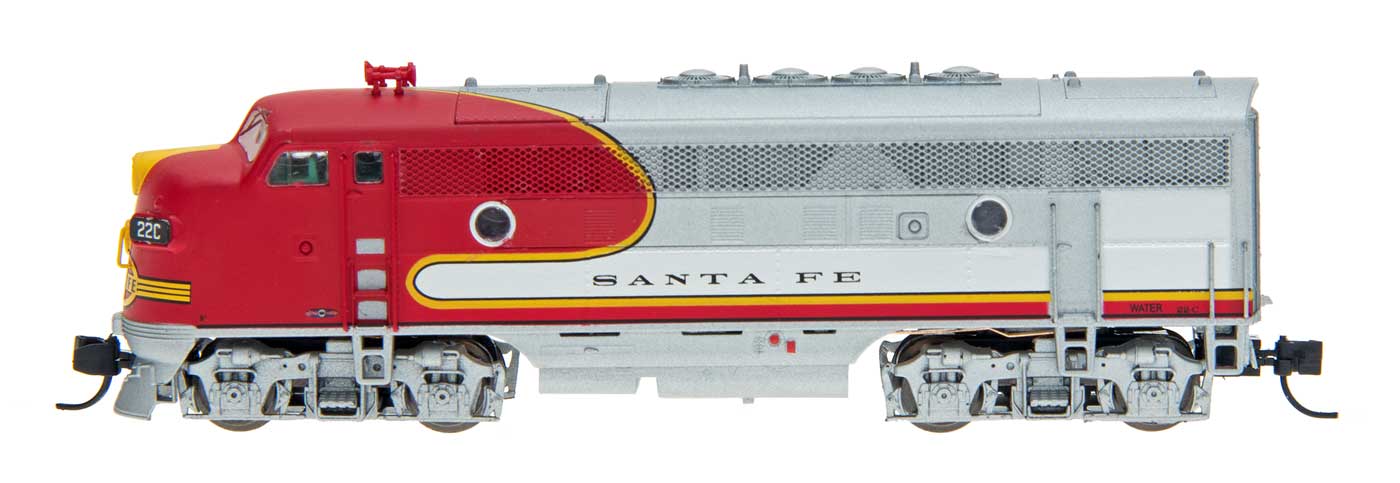 N Scale - InterMountain - 69105-01 - Locomotive, Diesel, EMD F3 - Santa Fe - 16