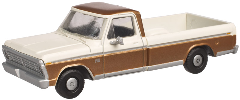 Atlas N Scale 60 000 113 1973 Ford F-100 Sequoia Brown Two Pack New! 