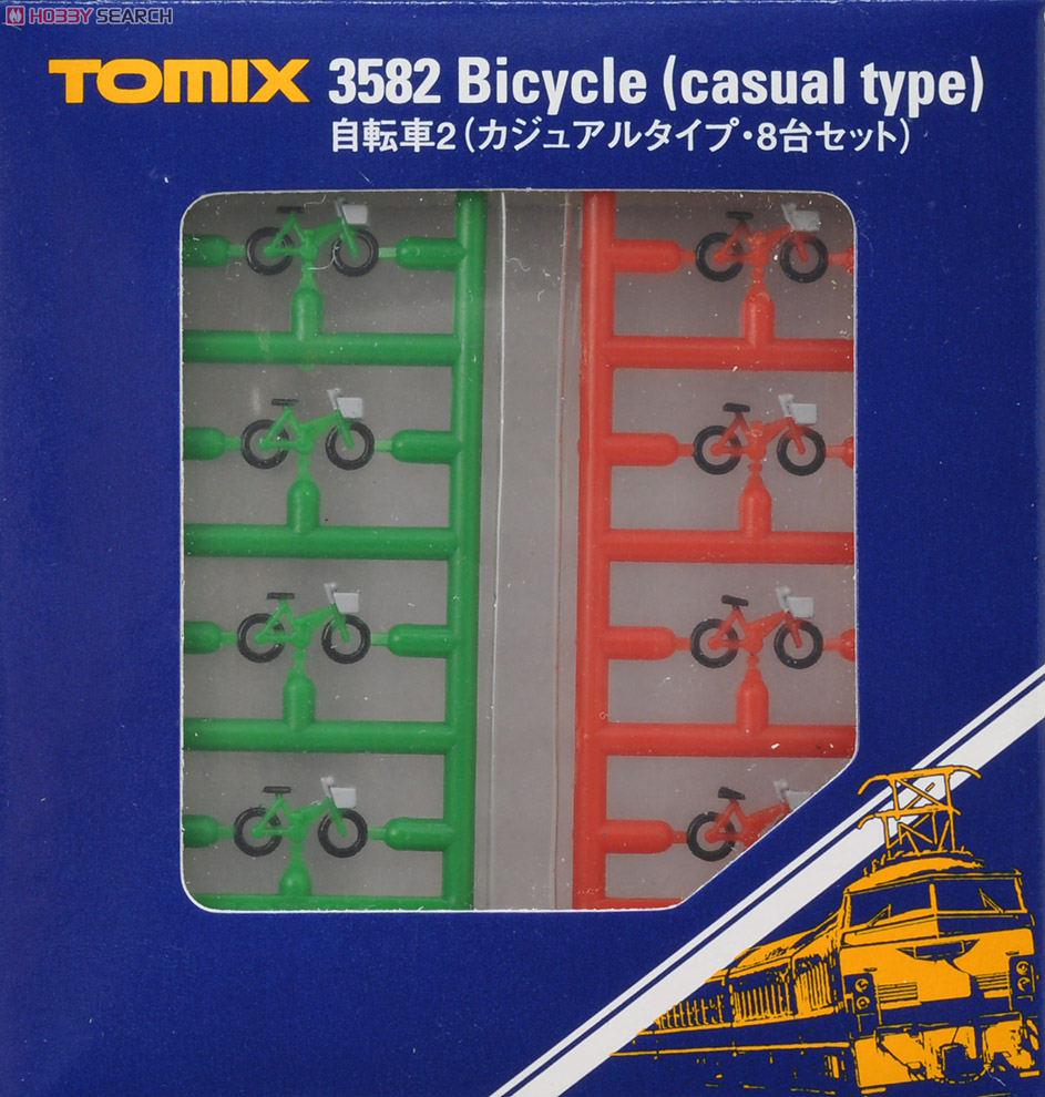 N Scale - Tomix - 3582 - Bicycles - Painted/Unlettered