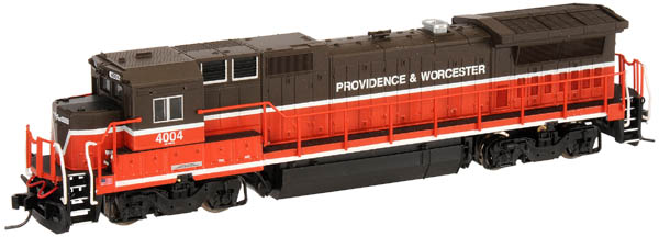 N Scale - Atlas - 52407 - Locomotive, Diesel, GE Dash 8 - Providence & Worcester - 4004