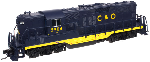 N Scale - Atlas - 40 000 433 - Locomotive, Diesel, EMD GP9 - Chesapeake & Ohio - 5911