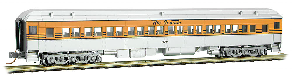 N Scale - Micro-Trains - 145 00 160 - Passenger Car, Heavyweight, Pullman, Paired Window Coach - Rio Grande - 976