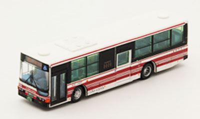 N Scale - Tomytec - JB017 - Mitsubishi Fuso Aero Star Bus - Painted/Unlettered