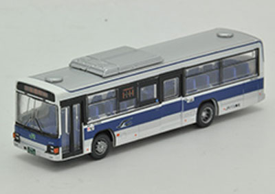 N Scale - Tomytec - JB027 - Isuzu Erga down step bus - Painted/Unlettered