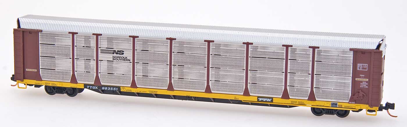 N Scale - Red Caboose - RM-19187-6 - Autorack, Enclosed, Bi-Level - Norfolk Southern - 977106