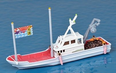 N Scale - Tomytec - 011-2 - Fishing Boat - Painted/Unlettered - C2