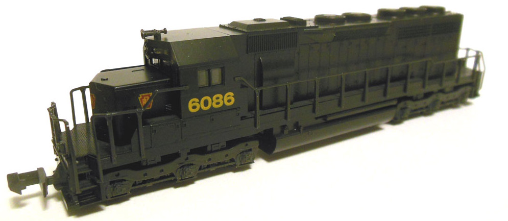 N Scale - Kato USA - 176-20A - Locomotive, Diesel, EMD SD40 - Pennsylvania - 6057