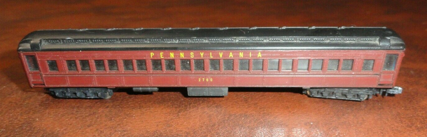 N Scale - Lima - 343 - Passenger Car, Heavyweight, Pullman, Paired Window Coach - Pennsylvania - 2760