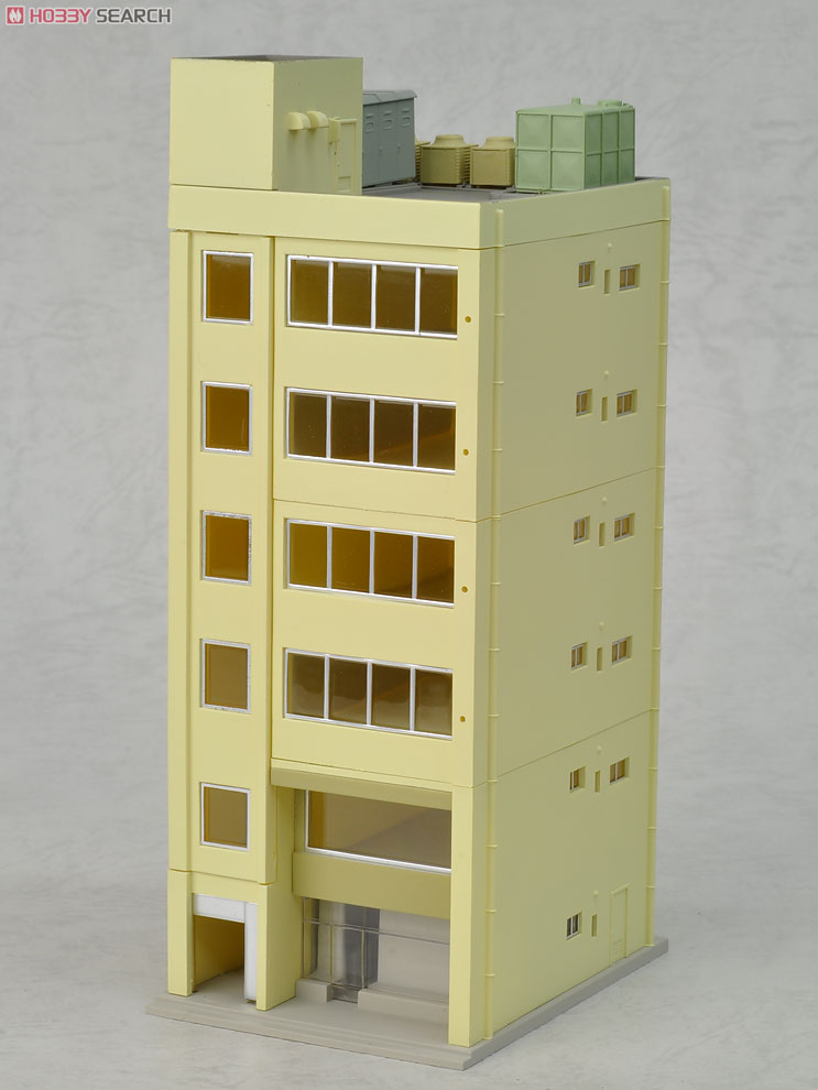 N Scale - Kato - 23-435A - 6 Story Office Building - Commercial Structures - DioTown Metro Series 6 Floor Office Building 3, Ivory