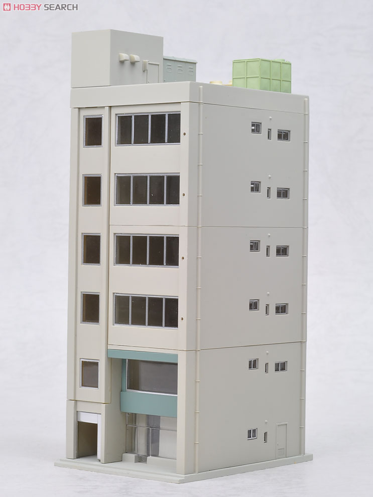 N Scale - Kato - 23-435B - 6 Story Office Building - Commercial Structures - DioTown Metro Series 6 Floor Office Building 3, Gray