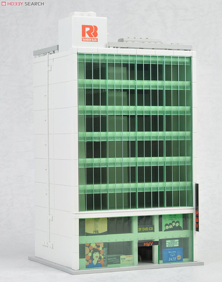 N Scale - Kato - 23-438 - 8 Story Office Building - Commercial Structures - DioTown Boutique and Office Building (RAINBOW BLDG, HWV etc.)