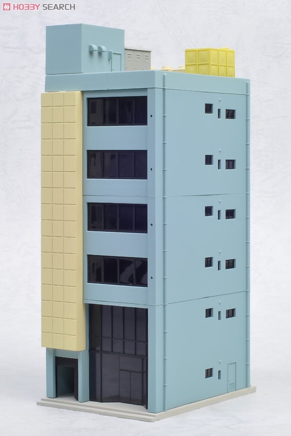 N Scale - Kato - 23-432A - 6 Story Office Building - Commercial Structures - DioTown Metro Series 6 Floor Office Building 1, Gray