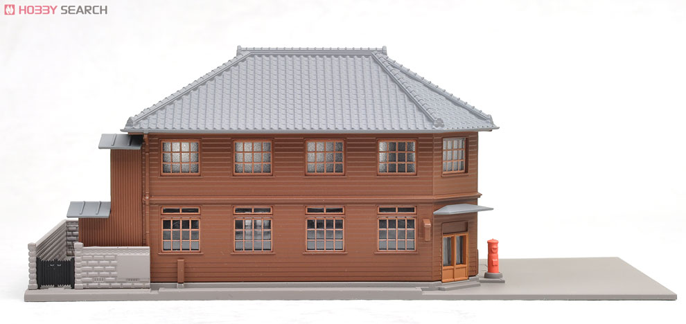 N Scale - Kato - 23-454B - Post Office - Commercial Structures - DioTown Local Post Office, Brown 