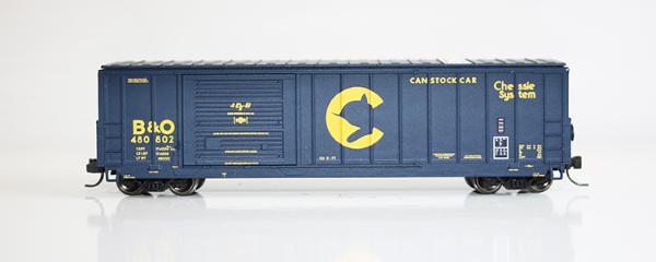 N Scale - Fox Valley - 81907 - Boxcar, 50 Foot, Canstock - Chessie System - 480858