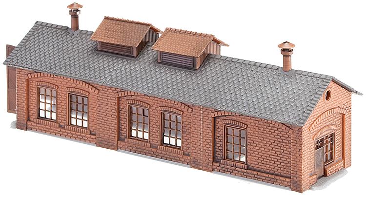 N Scale - Faller - 222141 - Engine Shed - Railroad Structures