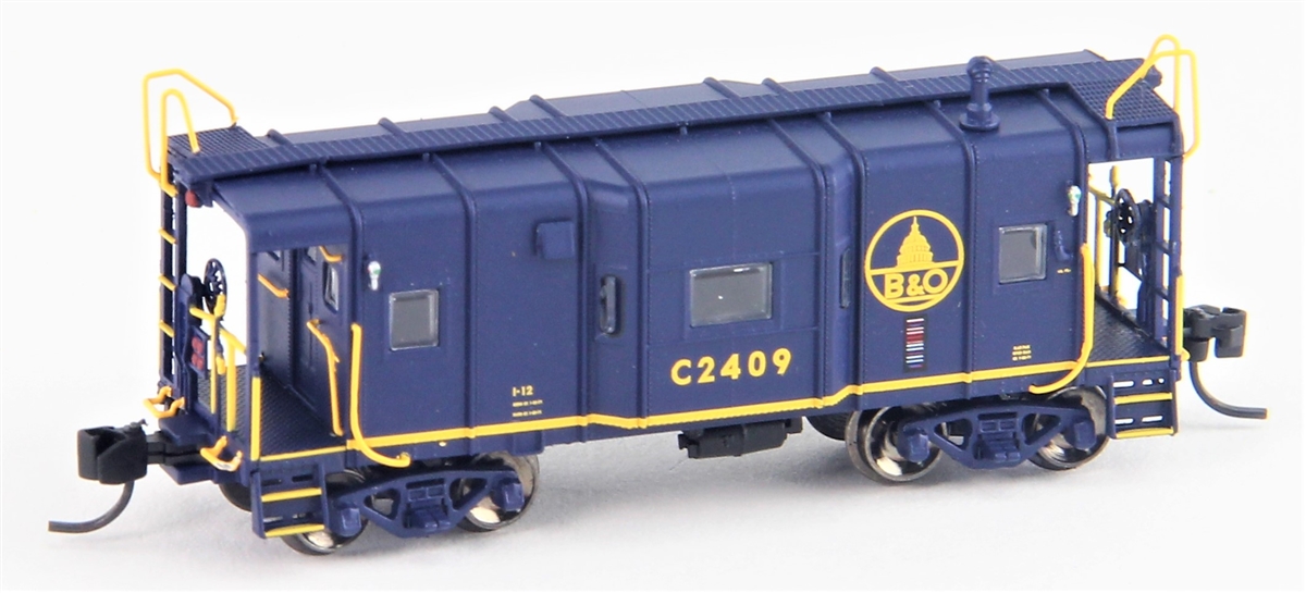 N Scale - Fox Valley - 91220 - Caboose, Bay Window - Baltimore & Ohio - C2422