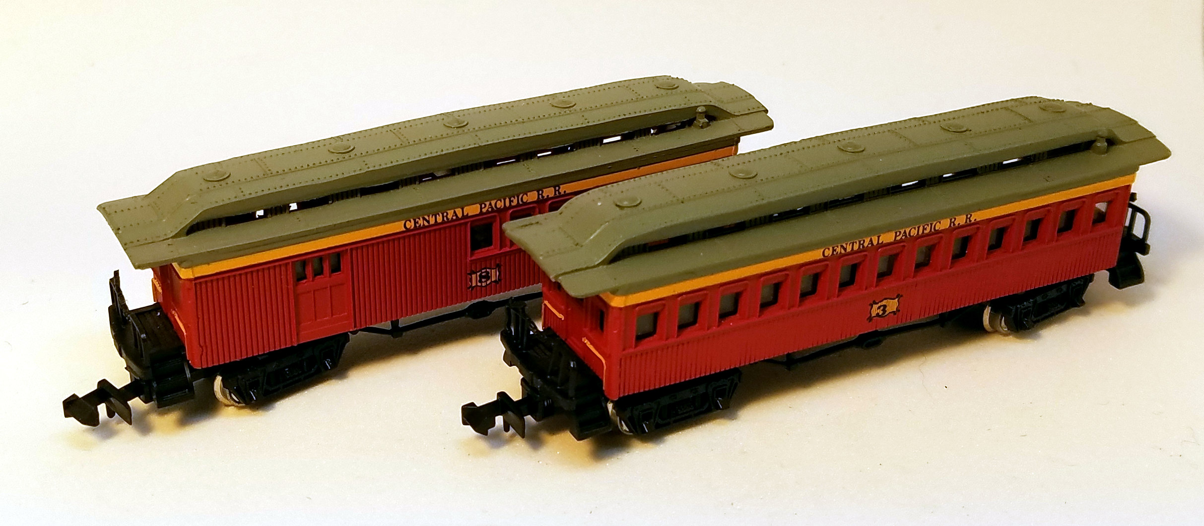 N Scale Bachmann 5573 Passenger Car Early Overton Central Pacific 3