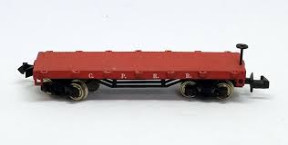 N Scale - Bachmann - 5563 - Flatcar, 34 Foot, Truss Rod, Old Time - Central Pacific