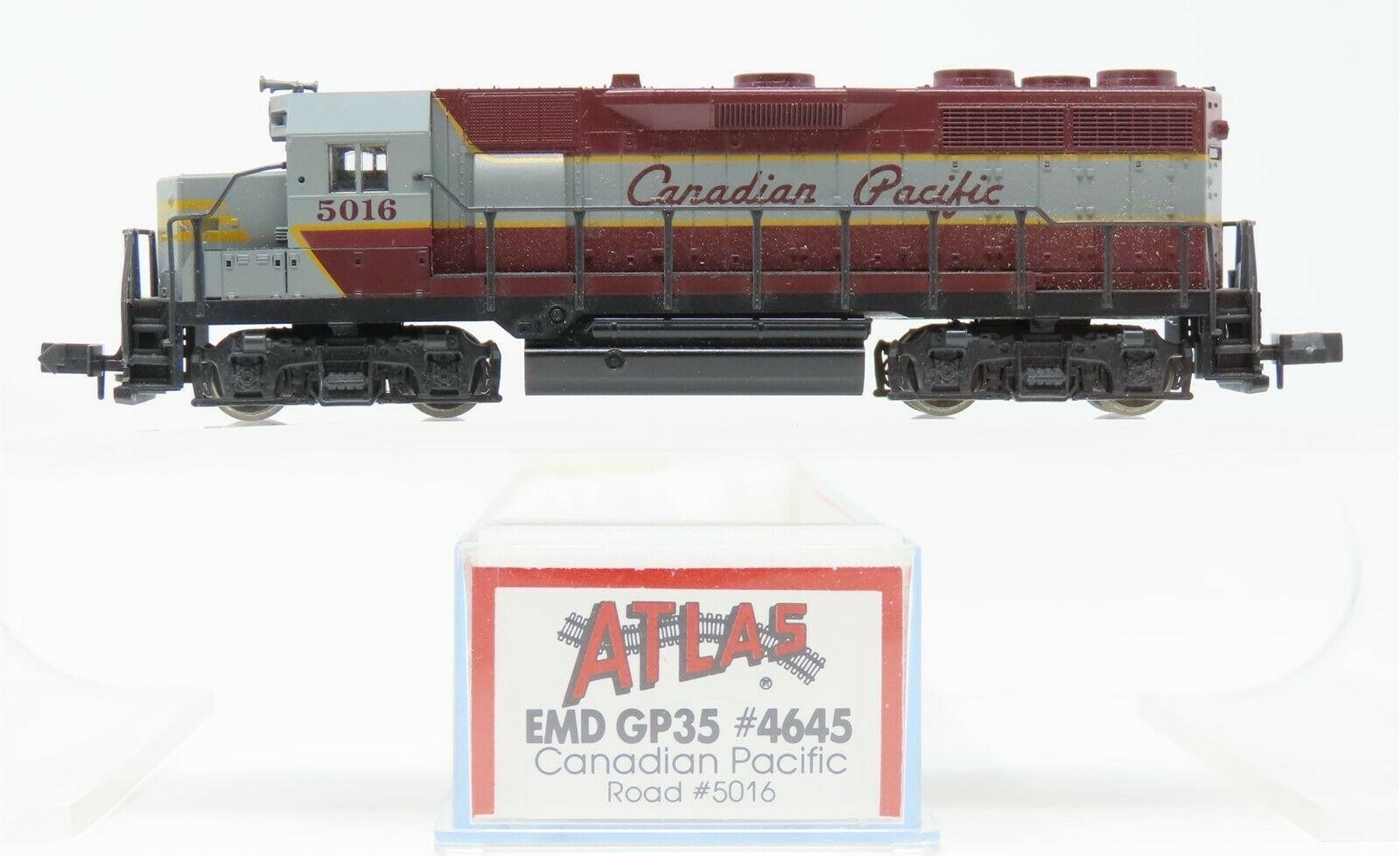 N Scale - Atlas - 4645 - Locomotive, Diesel, EMD GP35, Ph.1B - Canadian Pacific - 5016