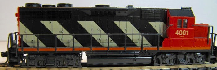 N Scale - Atlas - 4638 - Locomotive, Diesel, EMD GP35, Ph.1B - Canadian National - 4001