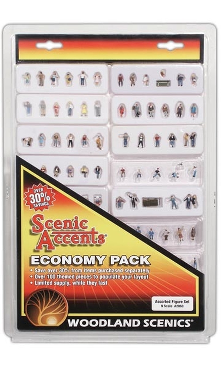 N Scale - Woodland Scenics - A2063 - Various - People
