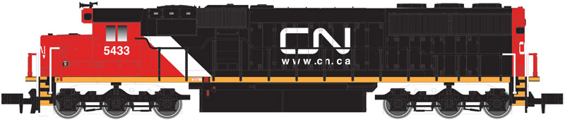 N Scale - Atlas - 40 002 028 - Locomotive, Diesel, EMD SD60 - Canadian National - 5404