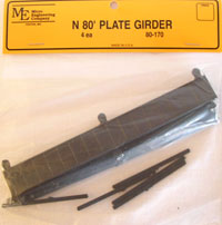 N Scale - Micro Engineering - 80-170 - Plate girder bridge section - Undecorated