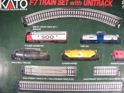 N Scale - Kato USA - 106-0006 - F7A and Mixed Freight Train SOO...