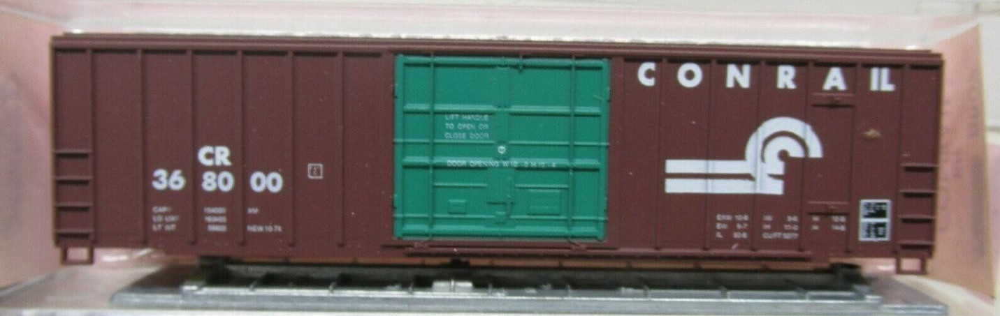 N Scale - Roundhouse - 8807 - Boxcar, 50 Foot, FMC, 5077 - Conrail - 368022