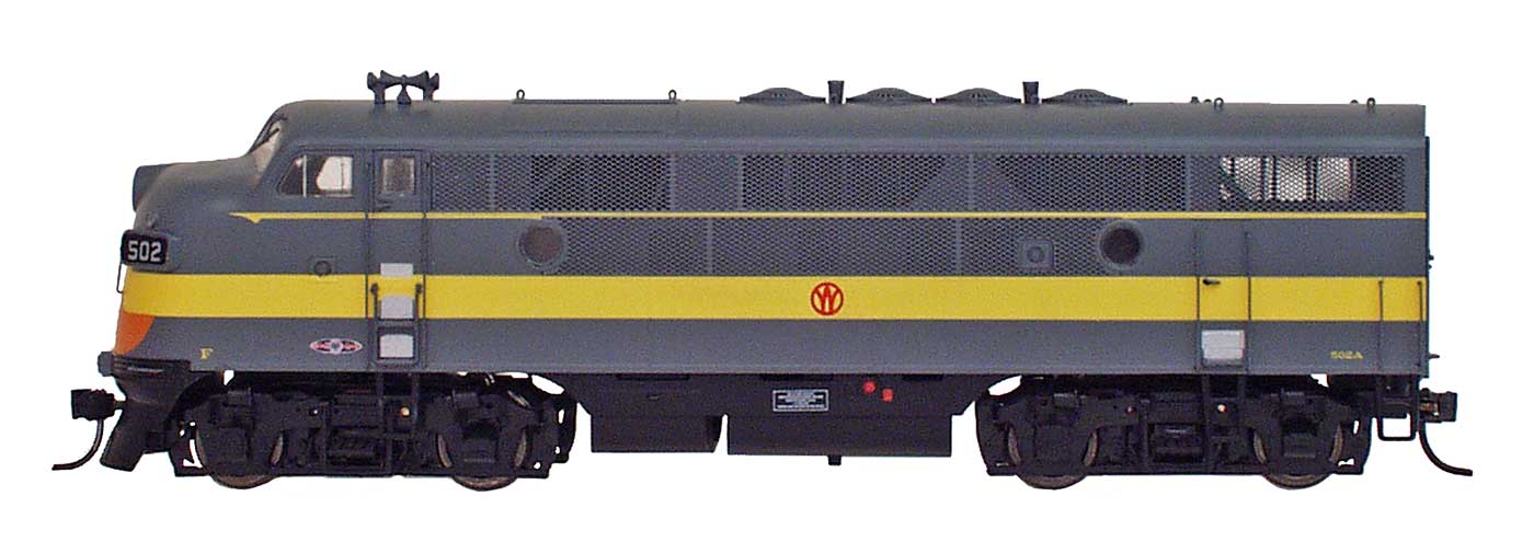 N Scale - InterMountain - 69116-02 - Locomotive, Diesel, EMD F3 - New York Ontario & Western - 502