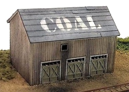 N Scale - Rail Scale Models - 2105 - Coal House - Industrial Structures - Coal House