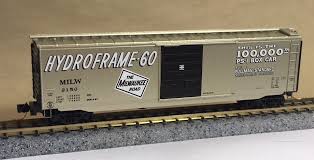N Scale - Micro-Trains - NSE MTL 13-02 - Boxcar, 50 Foot, PS-1 - Milwaukee Road - 2150