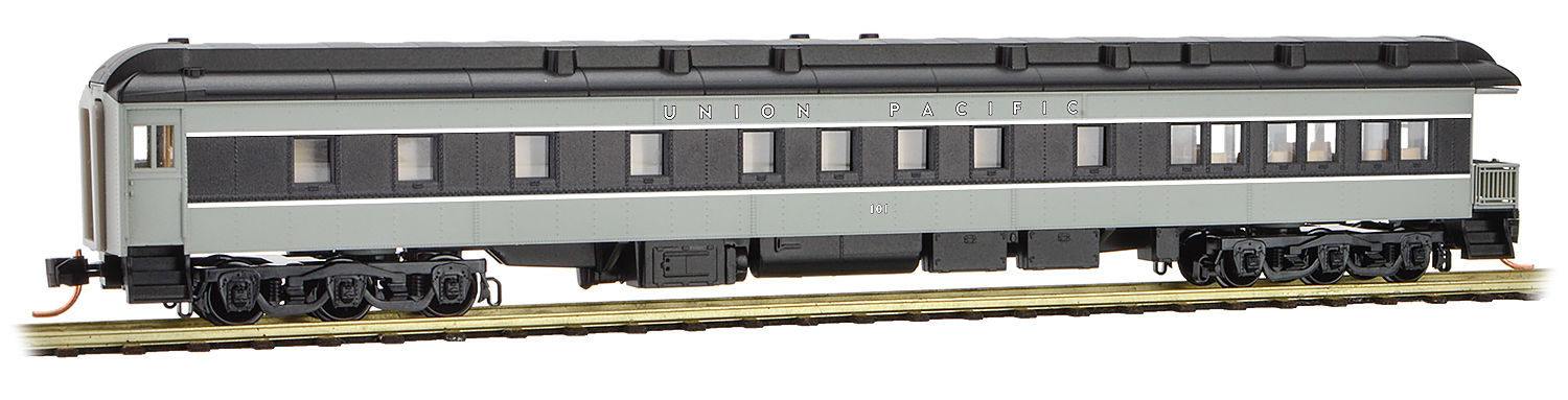 N Scale - Micro-Trains - 144 00 190 - Passenger Car, Heavyweight, Pullman, Observation - Union Pacific - 101