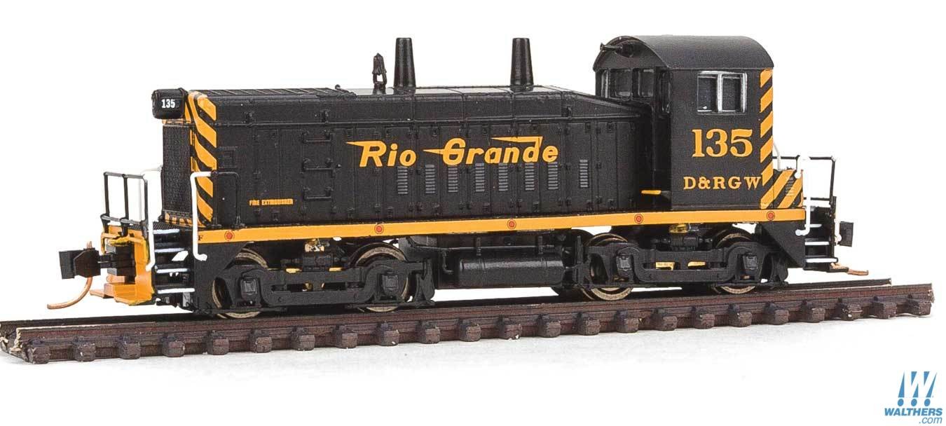 N Scale - Walthers - 929-50105 - Locomotive, Diesel, EMD SW1200 - Rio Grande - 135