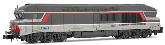 N Scale - Arnold Hornby - HN2309 - Locomotive, Diesel, SNCF CC 72000 - SNCF - 172078