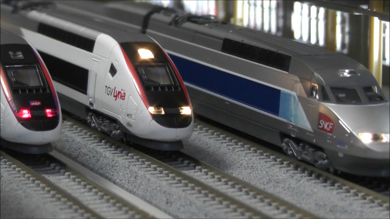 N Scale - Kato Lemke - 10-1431 - Passenger Train, Electric, TGV - SNCF - 4503 (Réseau)