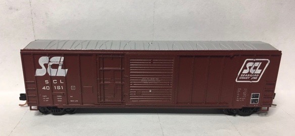 N Scale - Roundhouse - 8232 - Boxcar, 50 Foot, FMC, 5077 - Seaboard Coast Line - 40181