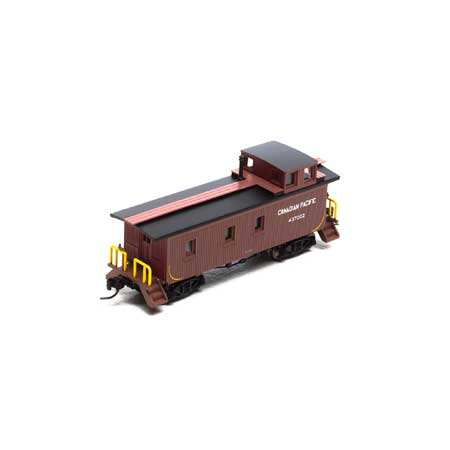 N Scale - Athearn - 2636 - Caboose, Cupola, Wood - Canadian Pacific - 437002