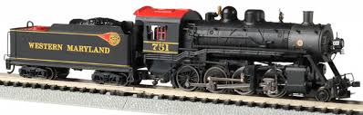 Bachmann 51355 N Scale Western Maryland 751 2-8-0 Consolidation DCC & Sound for sale online 