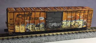 N Scale - Micro-Trains - 025 44 013 - Boxcar, 50 Foot, FMC, 5077 - RailBox - 34274