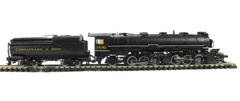 N Scale - Bachmann - 82674 - Engine, Steam, 2-6-6-2 Mallet - Chesapeake & Ohio - 1436