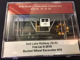 N Scale - MJB Models - 18-19 - Flatcar, 50 Foot - Salt Lake - 2018